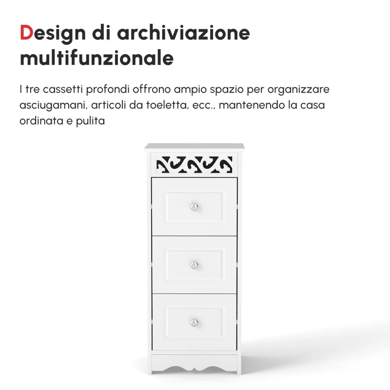 Mobiletto Multiuso con Cassetti