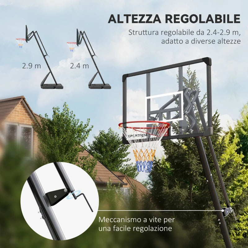 Canestro Basket in Acciaio