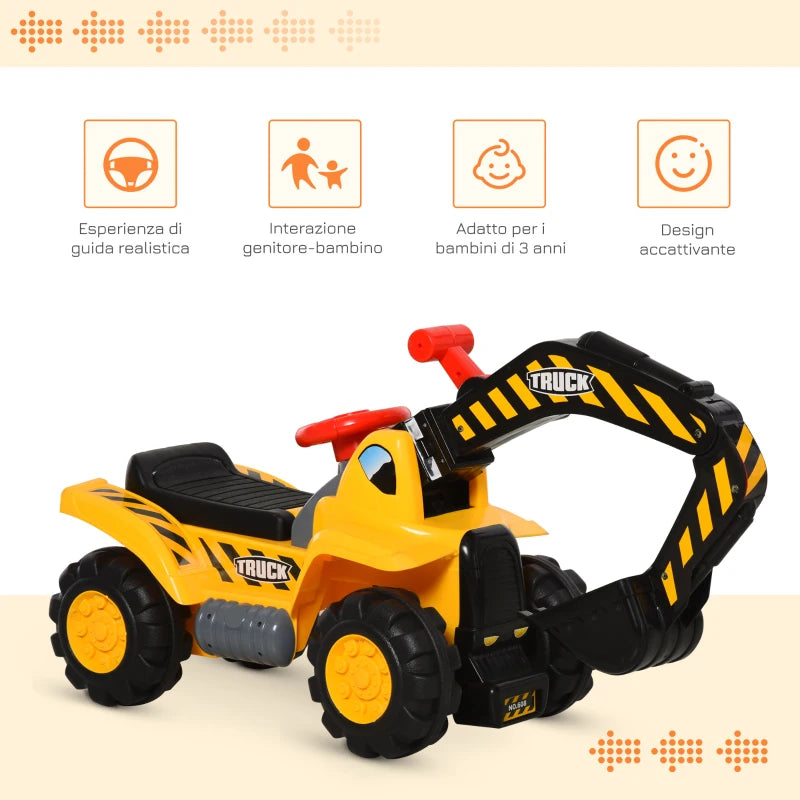 Escavatore Giocattolo per Bambini
