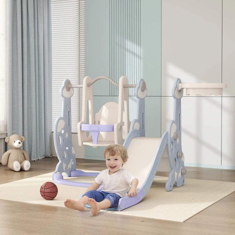Gioco per Bambini 4 in 1 con Scivolo