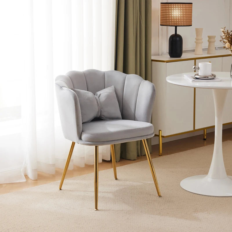 Poltrona Design Moderna in Velluto