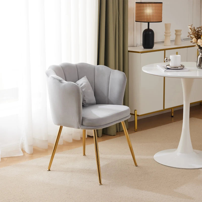Poltrona Design Moderna in Velluto