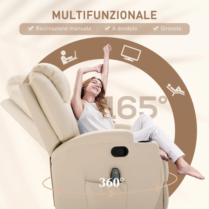 Poltrona Relax Elettrica Reclinabile