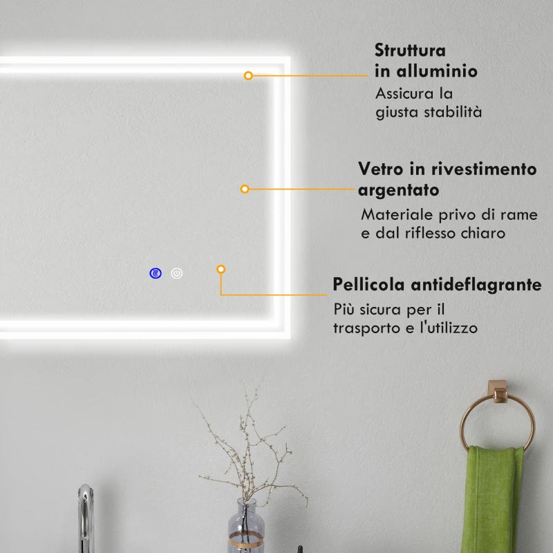 Specchio Bagno con Luce