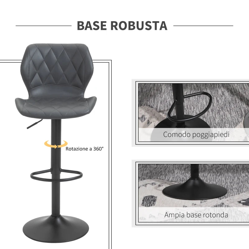 Set di 2 Sgabelli
