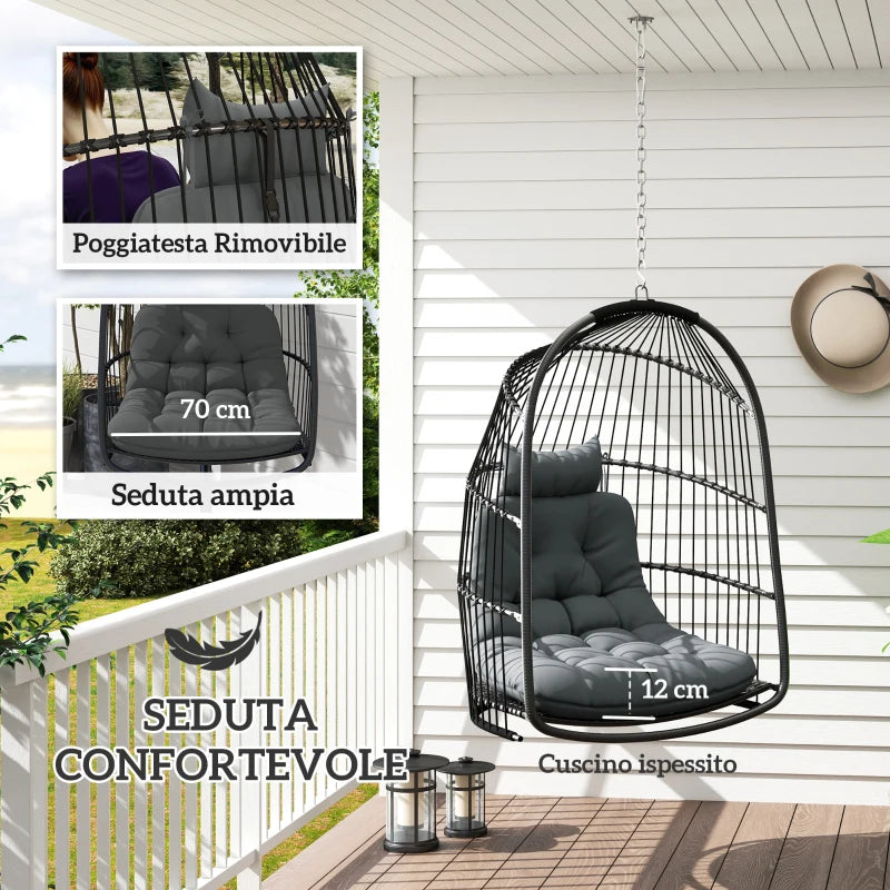Sedia Sospesa a Dondolo