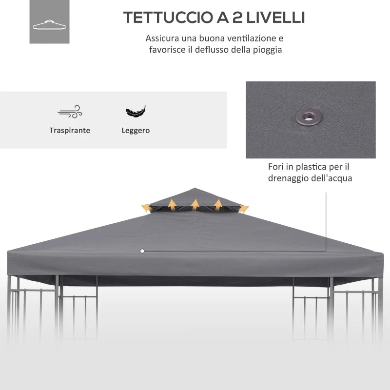 Tetto di Ricambio per Gazebo